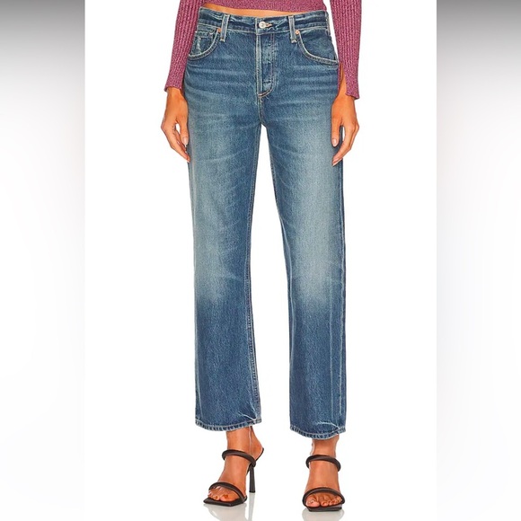 Citizens Of Humanity Denim - Citizens of Humanity Neve Low Slung Relaxed Leg Jean Oasis Denim Casual Women 28